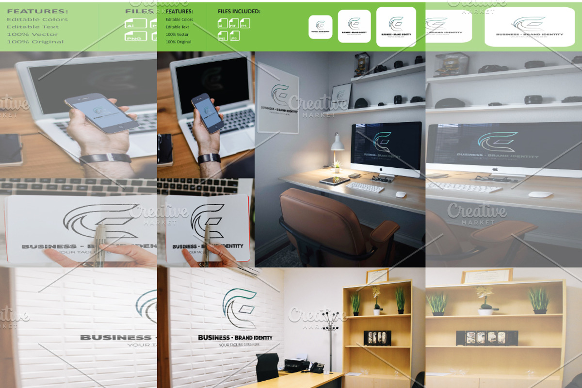 CE Letter Logo Business & Brand, a Branding & Logo Template by FusionadCreates (Photo 3 of 8)
