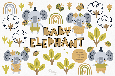 Baby Elephant illustration
