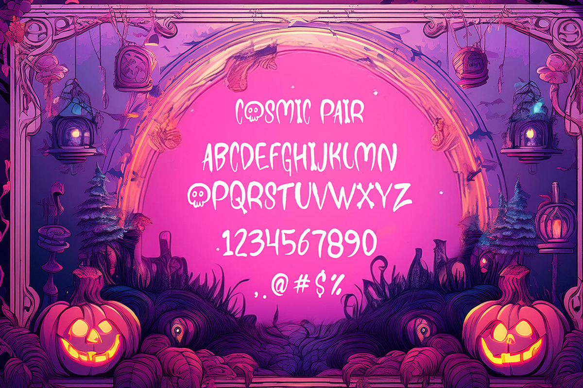 Cosmic - Halloween Font Duo, a Handwritten Font by Angin Studio (Photo 6 of 6)