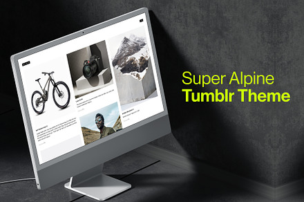 Super Alpine Tumblr Theme, a Websites & App Template by Super Alpine
