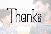 Happy Daddy | Script Font, a Script Font by Scratchones (Thumbnail 8 of 8)