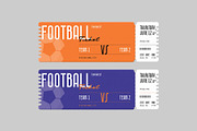 Football Match Ticket Template, a Stationery Template by DesignCrest (Thumbnail 4 of 8)