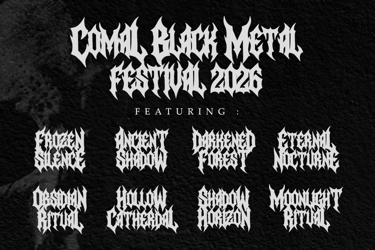 Sinner | Black Metal Font, a Symbol Font by Masyafi Studio (Photo 8 of 8)