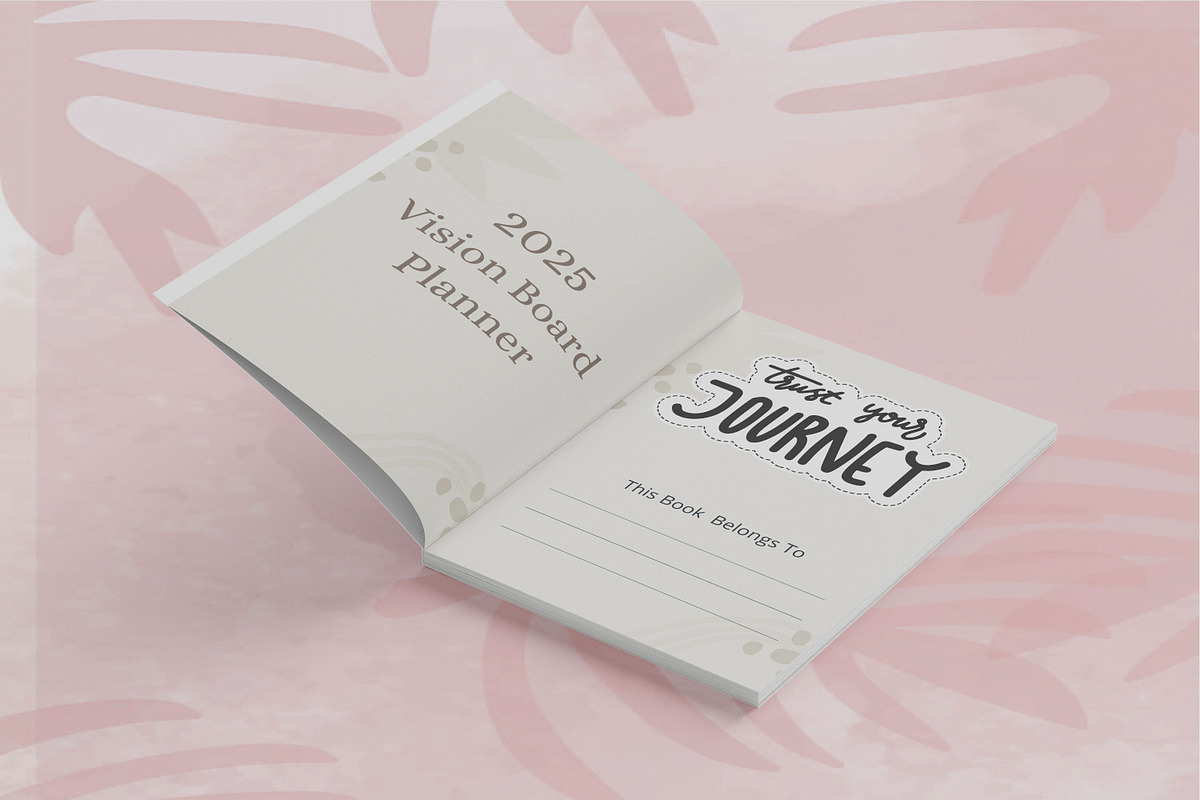 2025 Vision Board Planner, a Print Template by Book2bees (Photo 2 of 4)