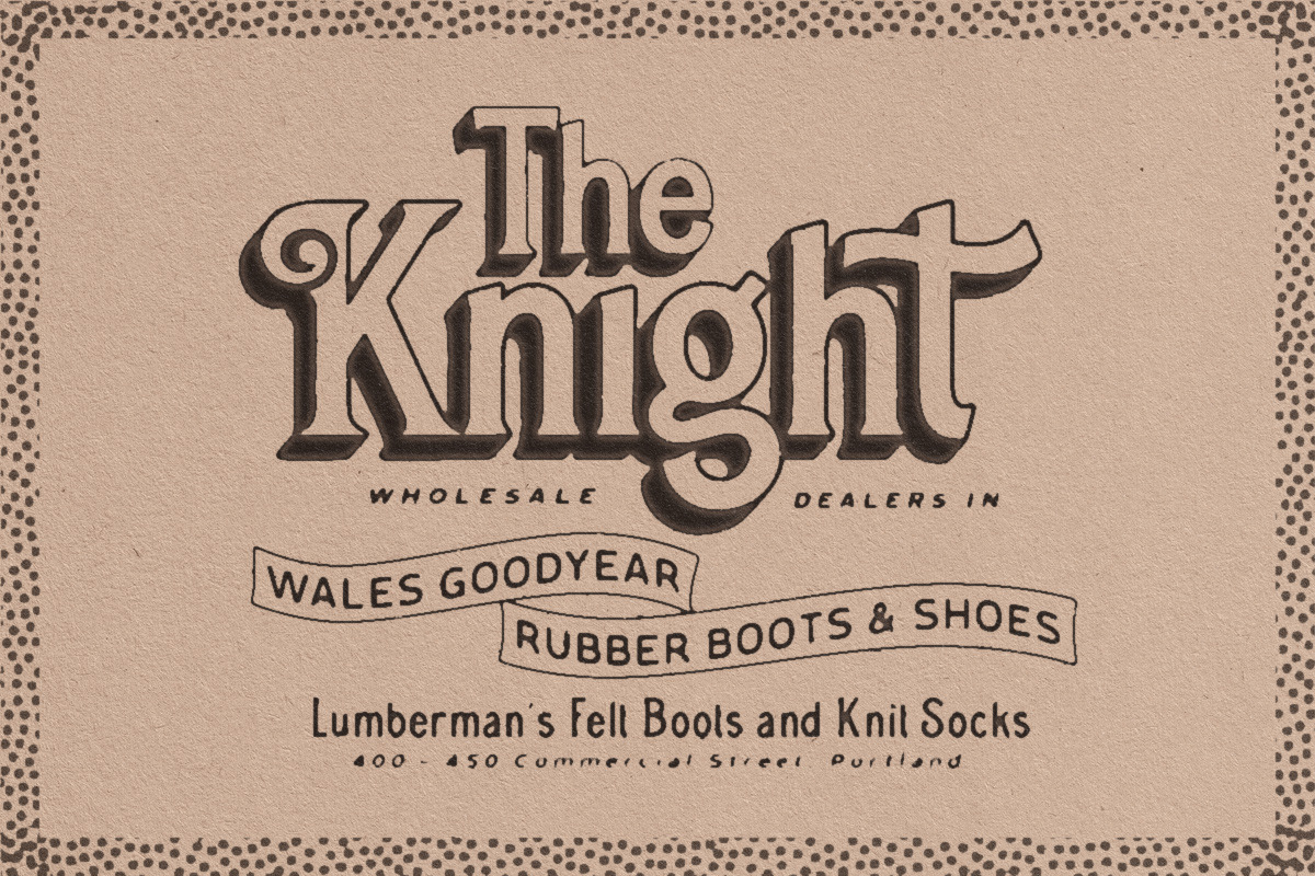 Rontage Display - Vintage Display, a Serif Font by Letterhend Studio (Photo 4 of 8)