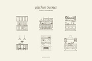 INTERIOR DESIGNER line art clipart, an Object Illustration by Crocus Paperi (Thumbnail 10 of 13)