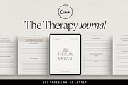 Therapy Journal Canva Template, a Presentation Template by HelloKarla (Thumbnail 1 of 6)