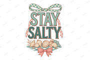 Stay Salty Coquette Bow Summer PNG, an Illustration by Designking (Thumbnail 1 of 6)