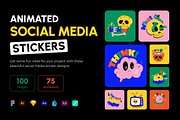 Animated Social Media Stickers, an Icon by Vectors Market (Thumbnail 1 of 7)