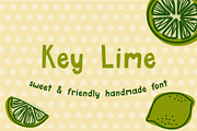 Key Lime Sweet Sans Serif Font, a Font by Kellie Jayne Studio (Thumbnail 1 of 6)
