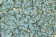 3 Hand Marbled Papers Forest, a Texture Graphic by Marblingdom (Thumbnail 3 of 4)