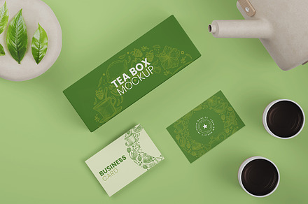 Stationery Tea Mockup
