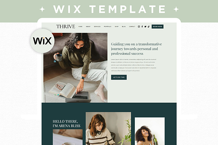 Coaching Wix Website Template