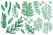 90 hand drawn ink elements, a Decorative Illustration by pixelwerk (Thumbnail 4 of 6)