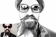 Real Pensil Sketch Photoshop Action preview 3