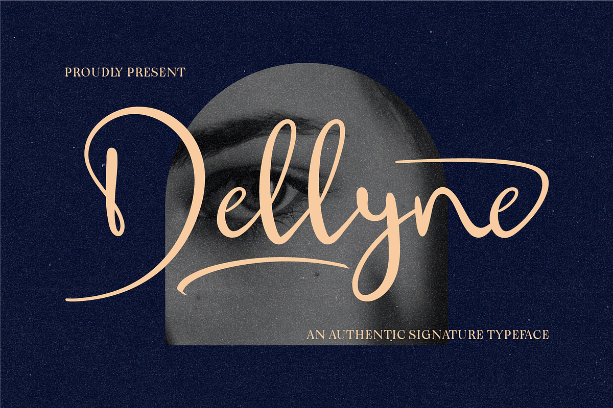 Dellynne - Elegant Signature Handwri, a Handwritten Font by Indotype Foundry (Photo 1 of 10)