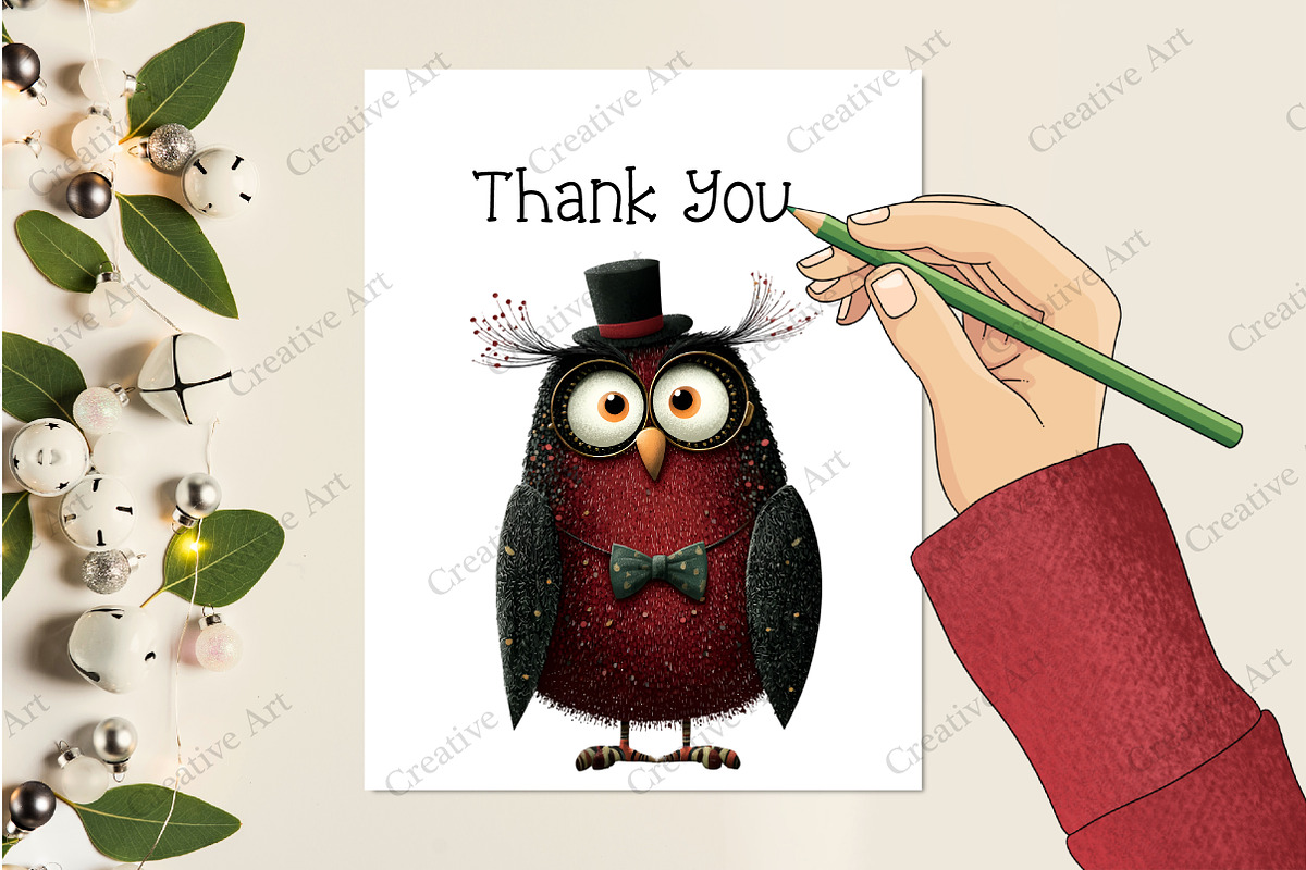 Whimsical & Quirky Bird Clipart, an Illustration by Creative Art (Photo 8 of 10)