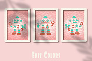 Retro Christmas Toy Robots Graphics, an Object Graphic by Blynn Pippen (Thumbnail 25 of 26)