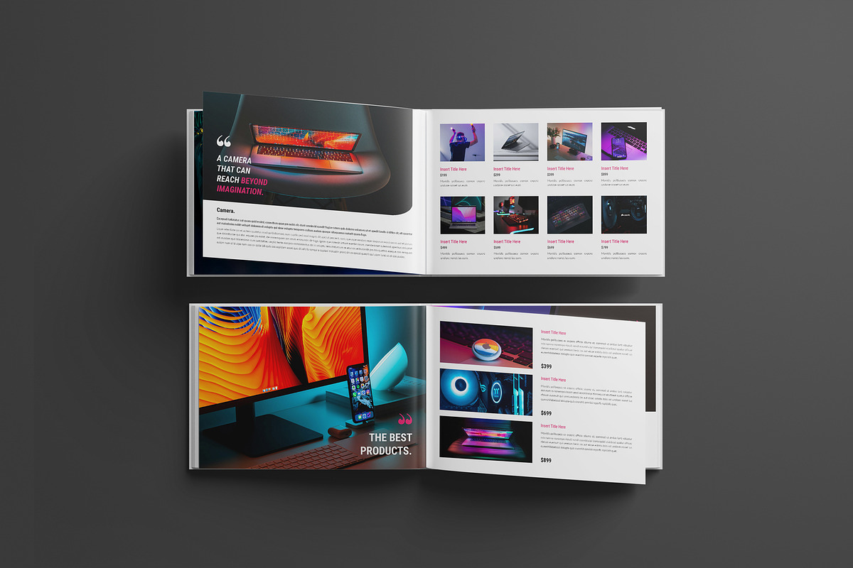 Gadget Product Catalog Landscape, a Brochure Template by DesignCrest (Photo 10 of 14)