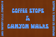 CANYON | HAND DRAWN FONT, a Sans Serif Font by Madeline ODonoghue Design (Thumbnail 5 of 6)