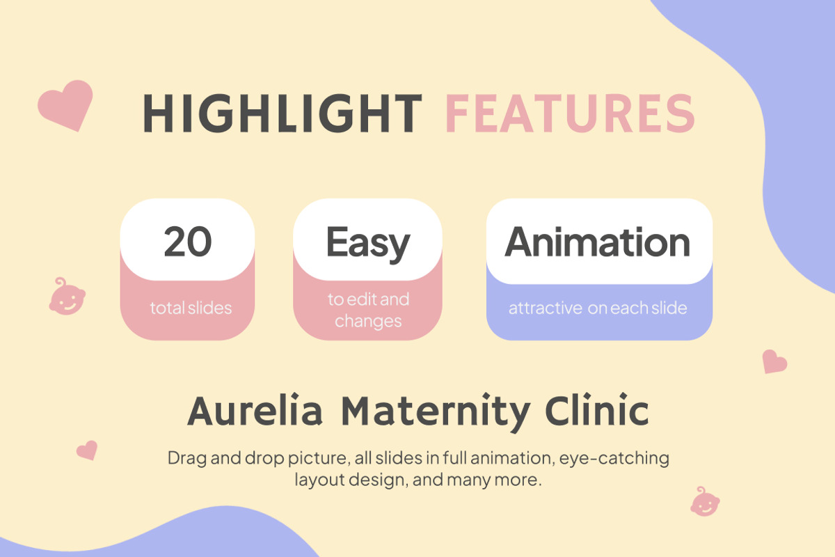 Maternity Clinic Google Slides, a Presentation Template by Loin Studio (Photo 2 of 4)