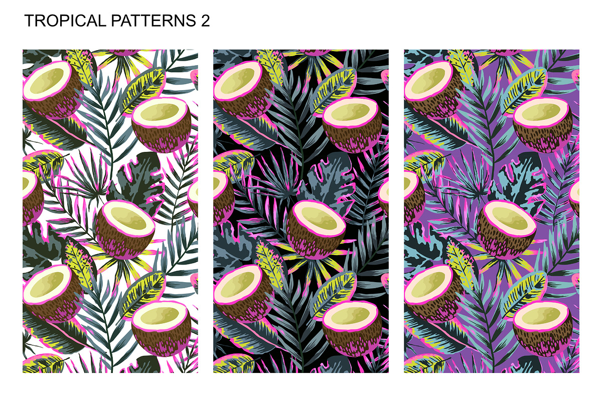 Neon tropical collection, a Pattern Graphic by Robusta (Photo 5 of 22)