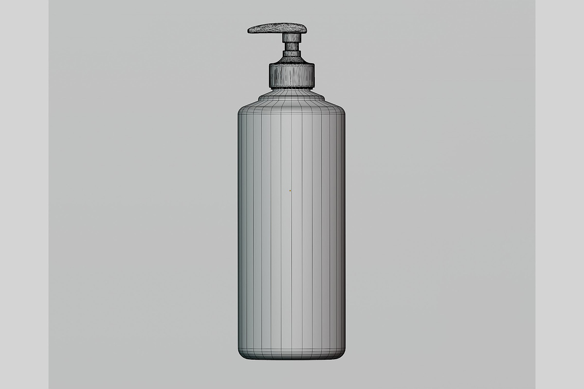 Lotion bottle 3d model, an Object 3D Model by fahad121 (Photo 5 of 6)