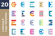 20 Logo Lettering E Template Bundle, a Branding & Logo Template by Acongraphic (Thumbnail 1 of 21)