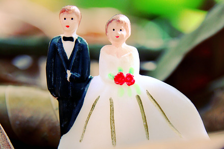 wedding bride and groom couple doll preview 6