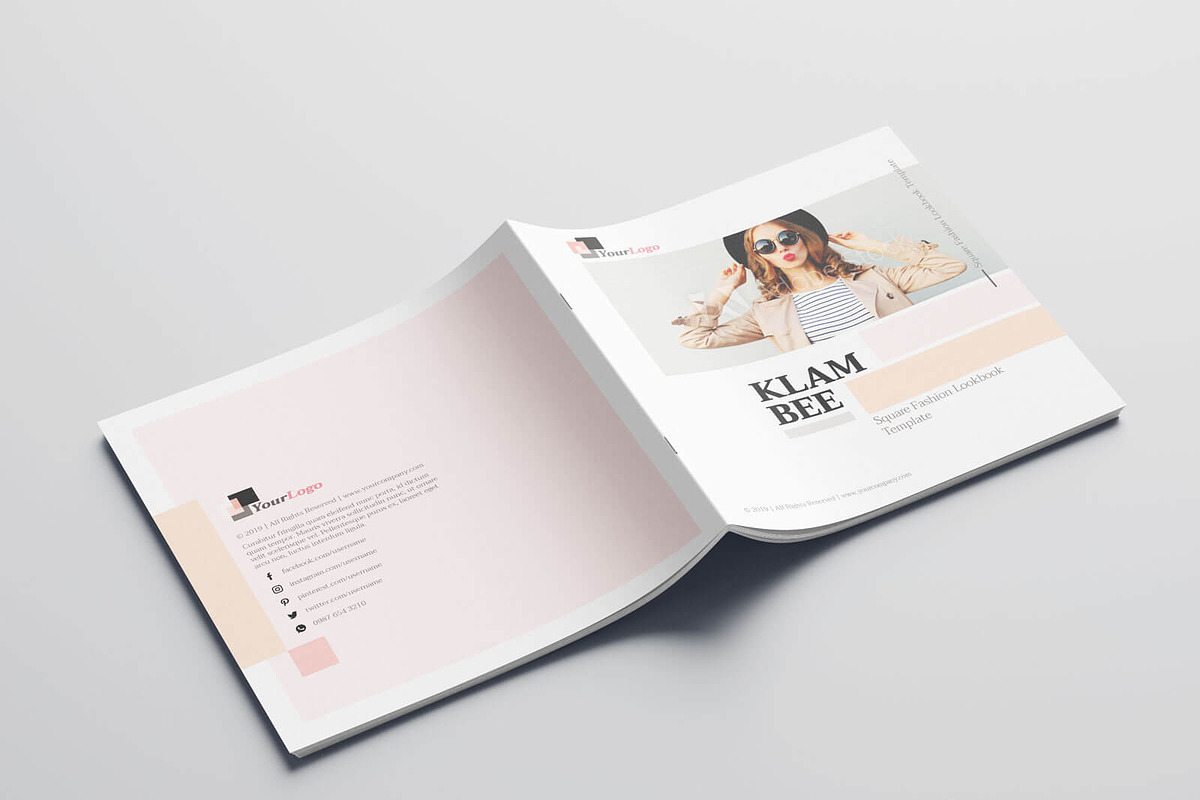 KLAMBEE – Square Fashion Lookbook, a Brochure Template by Vectogravic Design (Photo 14 of 15)