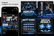5 Social Media ESports Post Template, a Social Media Template by OnurDemircan (Thumbnail 1 of 5)