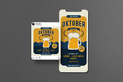 Oktoberfest Party Flyer Set, a Flyer Template by monogrph (Thumbnail 4 of 4)