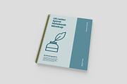 US Letter Spiral Notebook Mockup, a Books & Magazine Mockup by Illusiongraphic (Thumbnail 7 of 32)