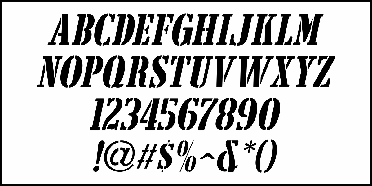 Customs Agent JNL, a Font by Jeff Levine Fonts (Photo 5 of 5)