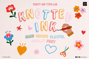 YJ Knotted Ink Font
