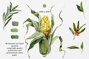 Organic Food: Watercolor Vegetables, a Food Illustration by Artcard Watercolor (Thumbnail 2 of 17)