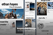 Ethan Hayes - Creative Portfolio UI, a Landing Page Template by productype1 (Thumbnail 3 of 5)