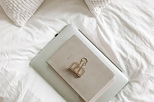 Books on White Bed