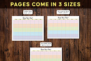 Editable Family Chore Chart, a Stationery Template by Graphicsnext (Thumbnail 2 of 7)
