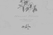 Charcoal Florals, an Illustration by Create The Cut (Thumbnail 2 of 5)