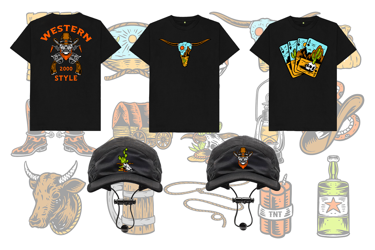 THE WESTERN BANDIT COWBOY SERIES, an Illustration by Ramoniskull (Photo 7 of 8)
