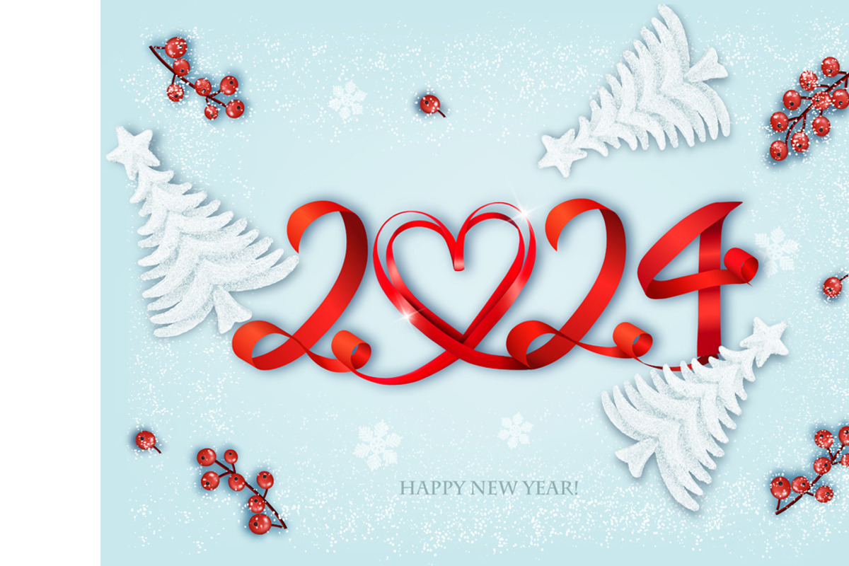 Merry Christmas and Happy New Year, a Background Graphic by ecco