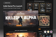 Killzone Alpha - Indie Game Landing, a Landing Page Template by twinstd (Thumbnail 1 of 5)