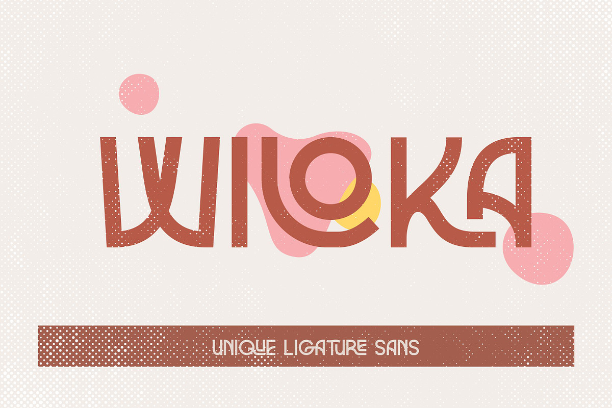Wiloka - Unique Sans, a Sans Serif Font by ErgibiStudio (Photo 1 of 9)