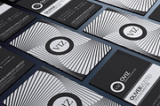 Modern Black And White Business Card, a Business Card Template by Marvel (Thumbnail 1 of 4)