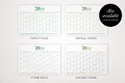 2026 Eco Wall Calendar: Forest Haze, a Poster Template by Elibee (Thumbnail 6 of 6)