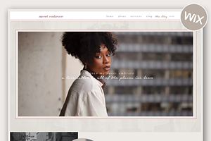 Wix Website Template | Sweet Embrace
