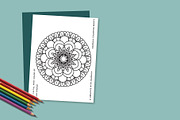 Mandala Art Coloring Pages, a Decorative Illustration by Design Unique (Thumbnail 6 of 7)