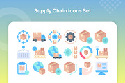 Supply Chain Icons Set - Flat, an Icon by Kmg Design (Thumbnail 2 of 3)