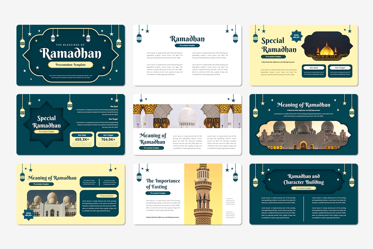 The Blessings of Ramadhan PowerPoint, a Presentation Template by QR Design Studio (Photo 2 of 3)
